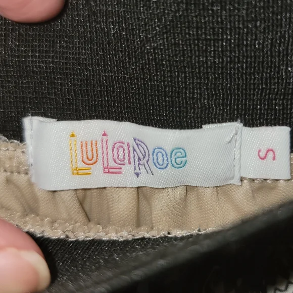 LuLaRoe | Black and White Geometric Midi Skirt Small - Picture 2 of 8